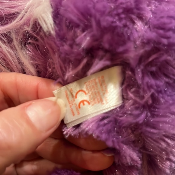 Ty Frizzys Zwippy 9” Plush Stuffed Monster Toy Sparkle Big Eyes - Picture 14 of 16